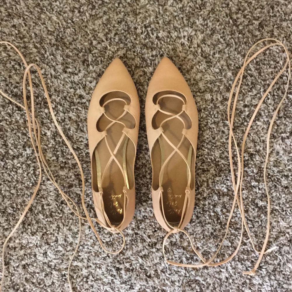 Banana Republic Lace-up Flats